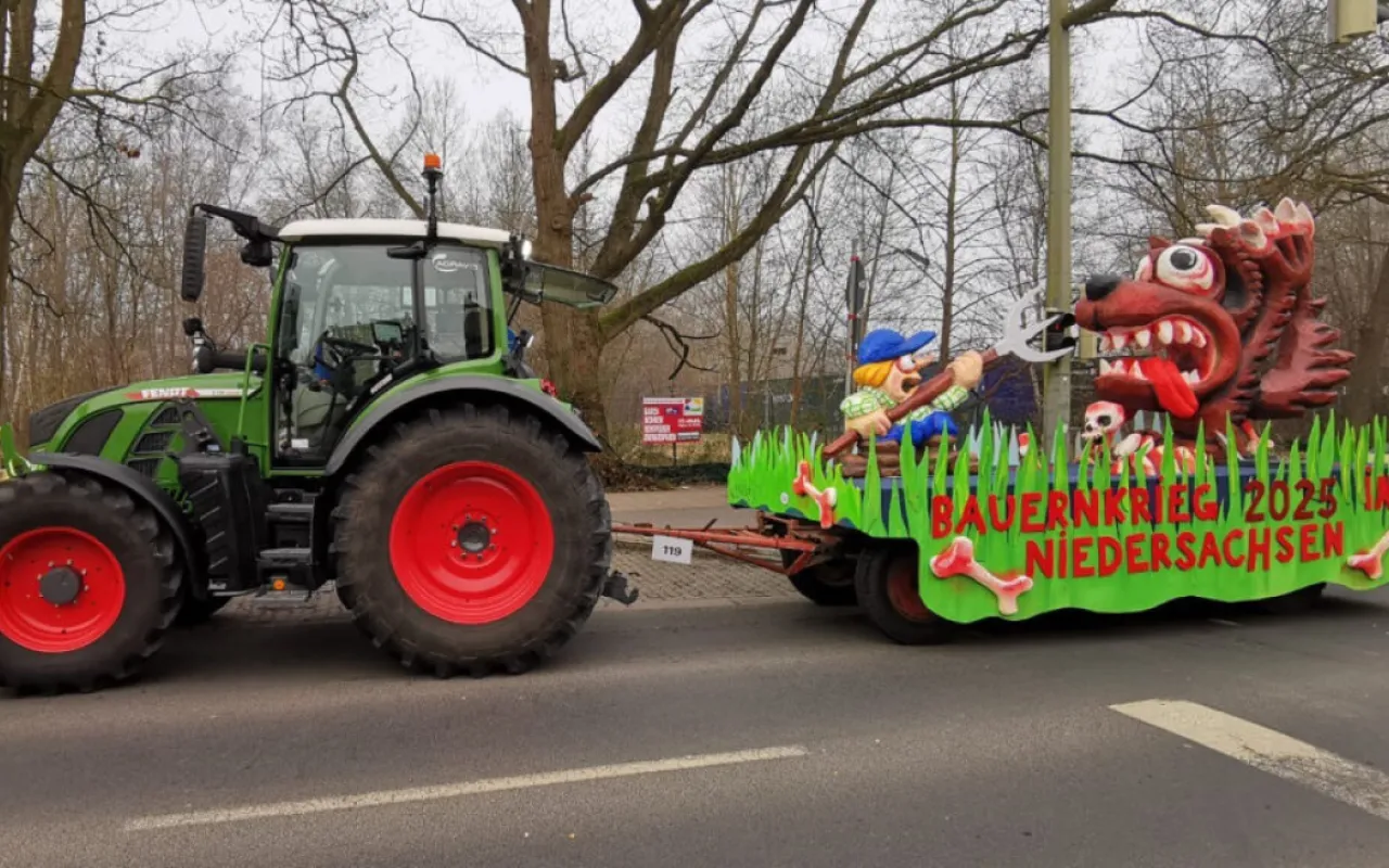 Landwirtschaft wird beim Karneval sichtbar