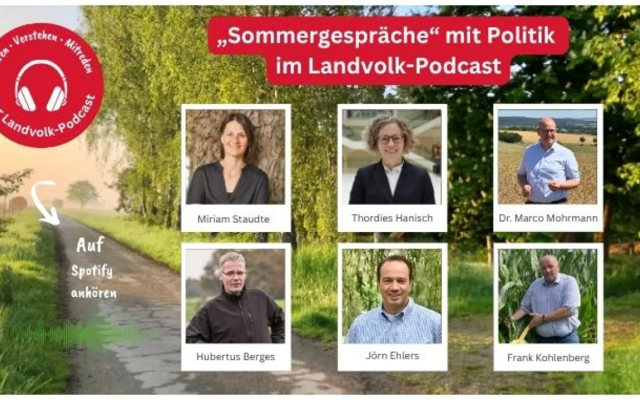 „Sommergespräche“ mit Politik im Landvolk-Podcast